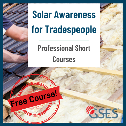 Solar Awareness for Tradespeople